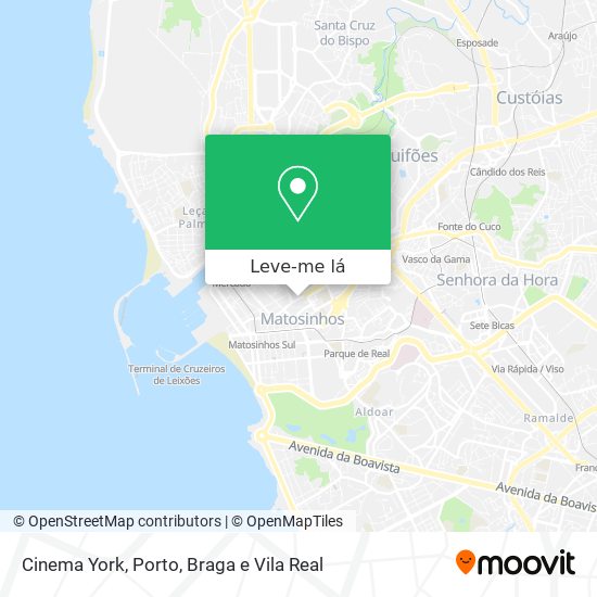 Cinema York mapa