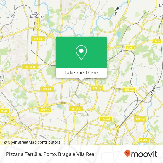 Pizzaria Tertúlia, Estrada da Circunvalação 7824D 4200-162 Porto mapa