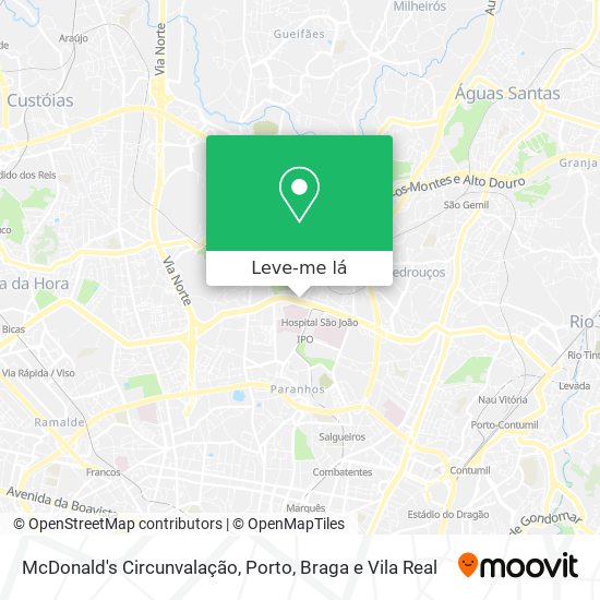 McDonald's Circunvalação mapa