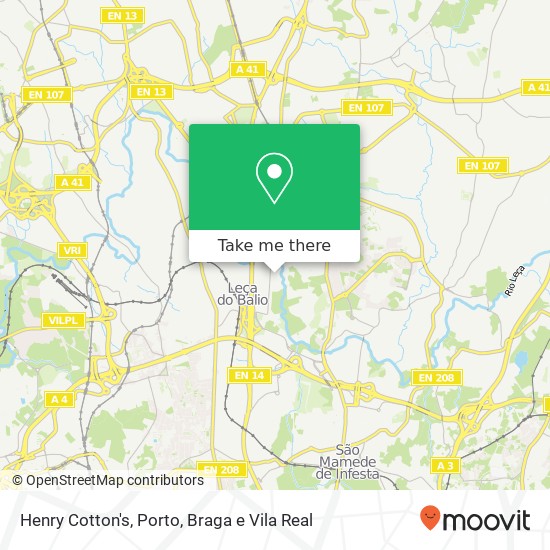 Henry Cotton's, 4465 Matosinhos mapa