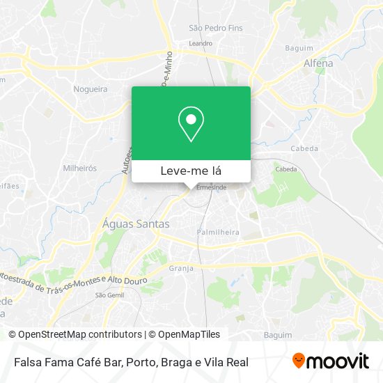 Falsa Fama Café Bar mapa