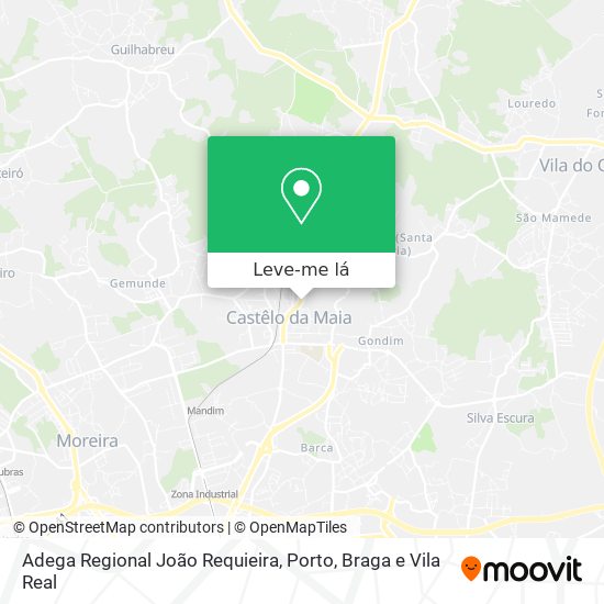 Adega Regional João Requieira mapa