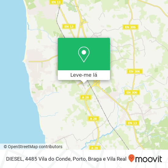 DIESEL, 4485 Vila do Conde mapa