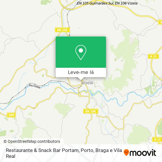 Restaurante & Snack Bar Portam mapa