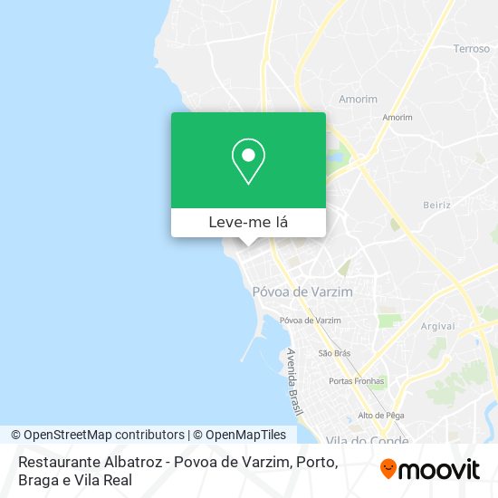 Restaurante Albatroz - Povoa de Varzim mapa