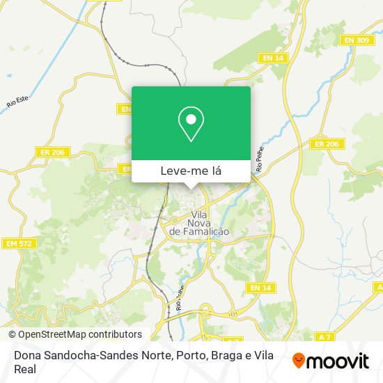 Dona Sandocha-Sandes Norte mapa