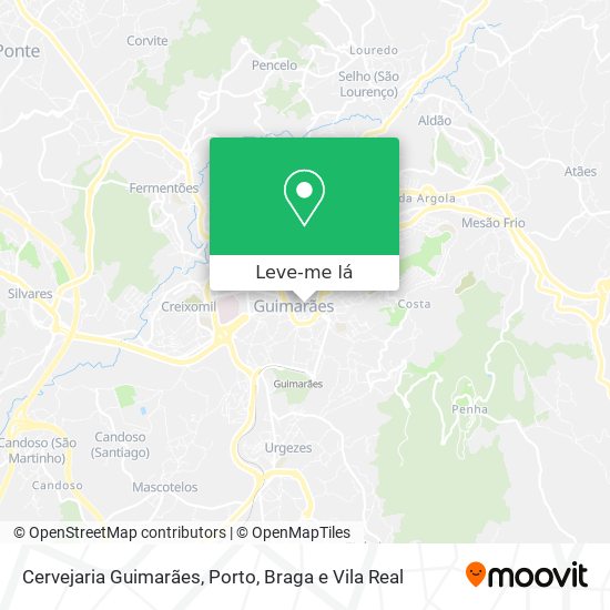 Cervejaria Guimarães mapa