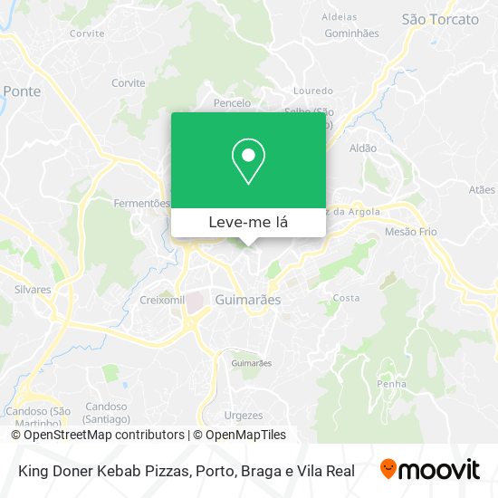 King Doner Kebab Pizzas mapa