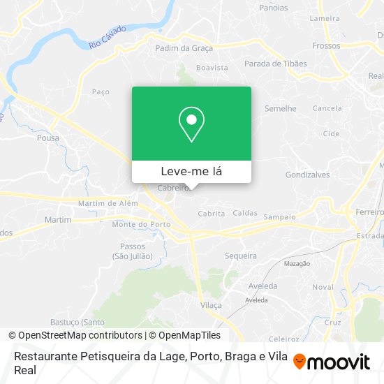Restaurante Petisqueira da Lage mapa