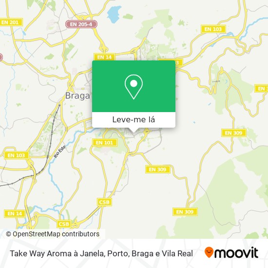 Take Way Aroma à Janela mapa
