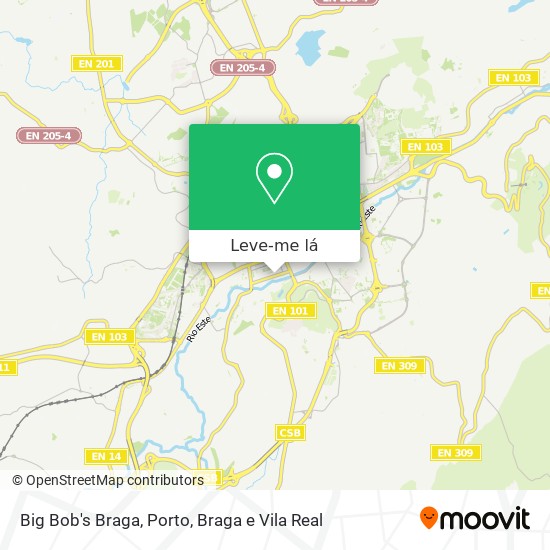 Big Bob's Braga mapa