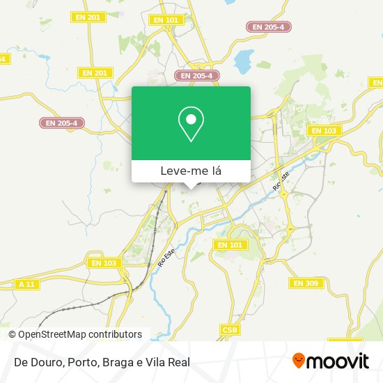 De Douro mapa