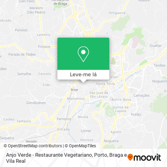 Anjo Verde - Restaurante Vegetariano mapa