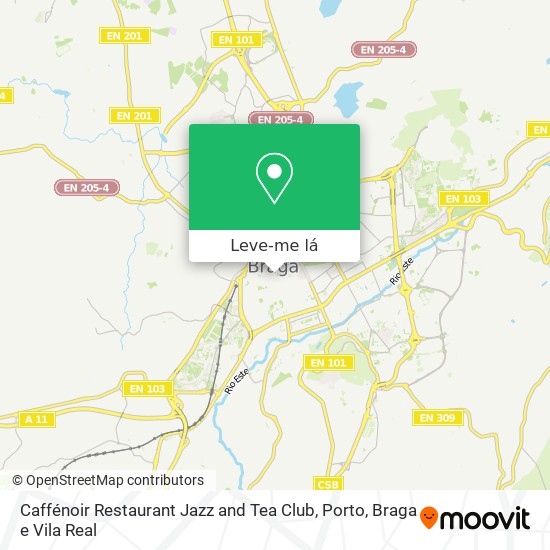 Caffénoir Restaurant Jazz and Tea Club mapa