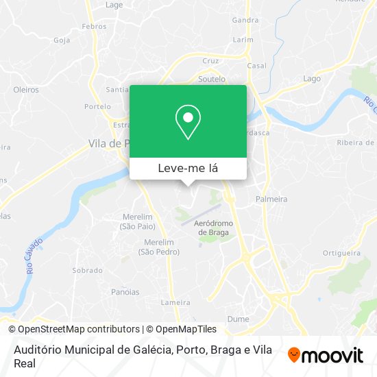 Auditório Municipal de Galécia mapa