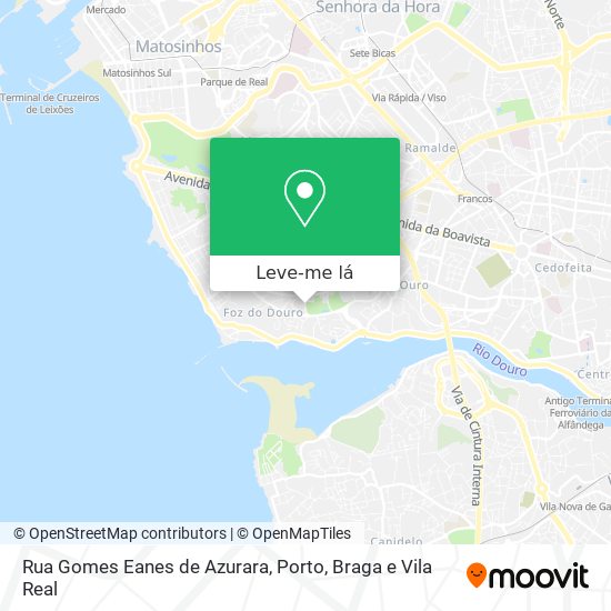 Rua Gomes Eanes de Azurara mapa