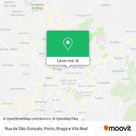 Rua de São Gonçalo mapa