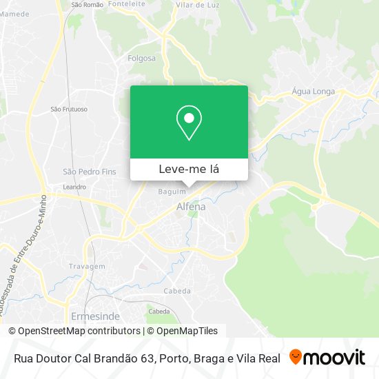 Rua Doutor Cal Brandão 63 mapa