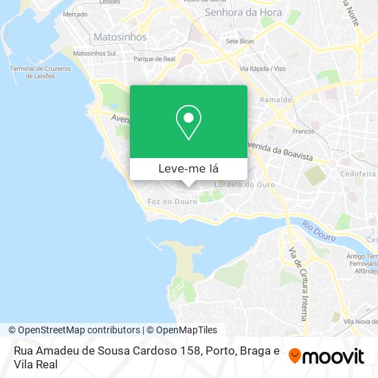 Rua Amadeu de Sousa Cardoso 158 mapa