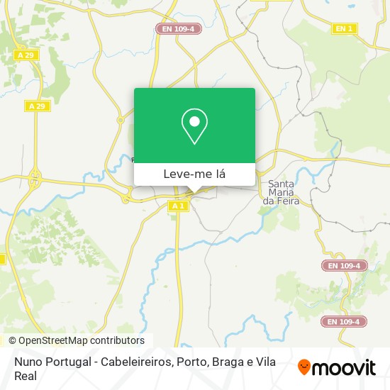 Nuno Portugal - Cabeleireiros mapa