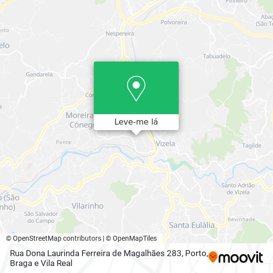 Rua Dona Laurinda Ferreira de Magalhães 283 mapa