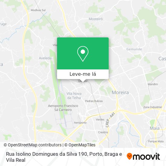 Rua Isolino Domingues da Silva 190 mapa