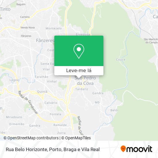 Rua Belo Horizonte mapa