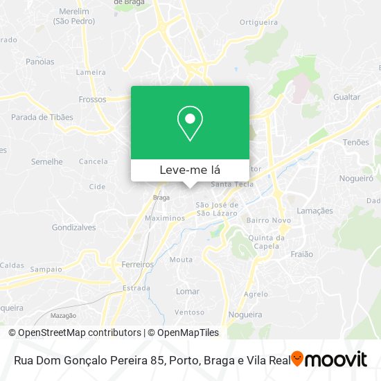 Rua Dom Gonçalo Pereira 85 mapa