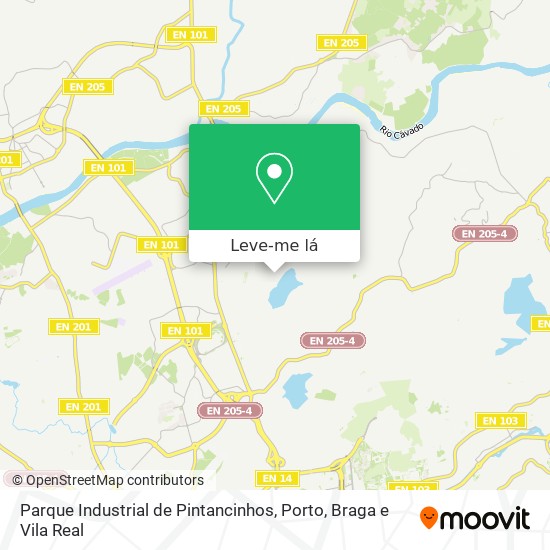 Parque Industrial de Pintancinhos mapa