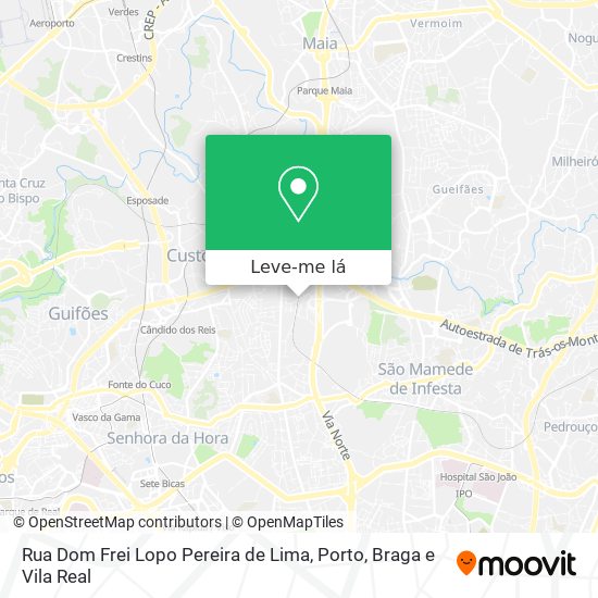 Rua Dom Frei Lopo Pereira de Lima mapa