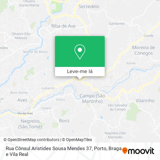 Rua Cônsul Aristides Sousa Mendes 37 mapa
