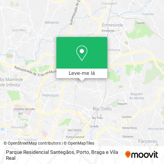 Parque Residencial Santegãos mapa