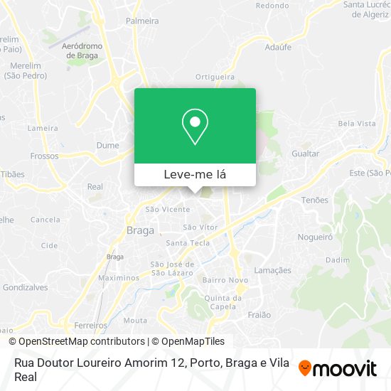 Rua Doutor Loureiro Amorim 12 mapa