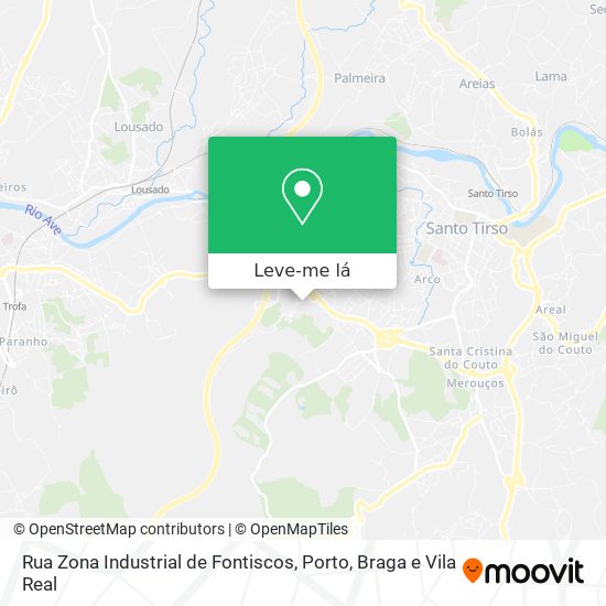 Rua Zona Industrial de Fontiscos mapa