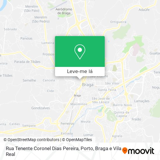 Rua Tenente Coronel Dias Pereira mapa