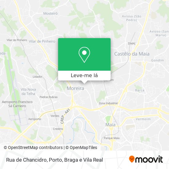 Rua de Chancidro mapa