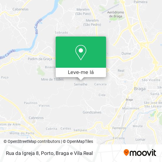 Rua da Igreja 8 mapa