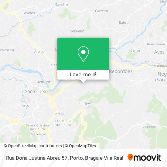 Rua Dona Justina Abreu 57 mapa