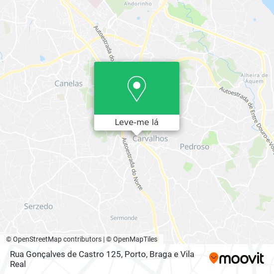 Rua Gonçalves de Castro 125 mapa