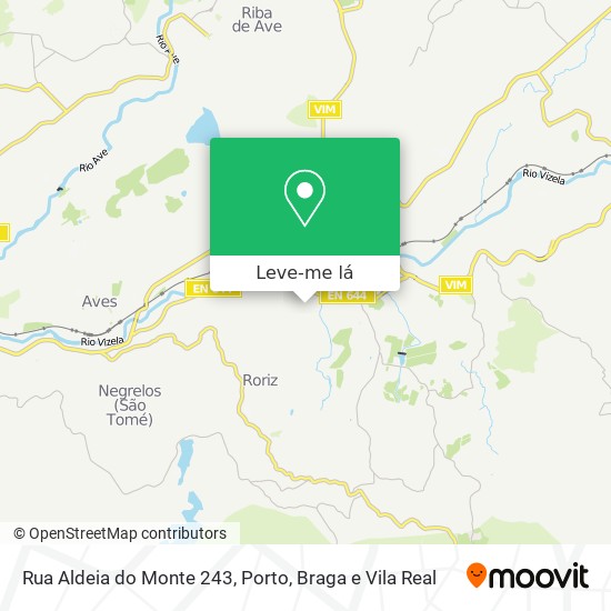 Rua Aldeia do Monte 243 mapa