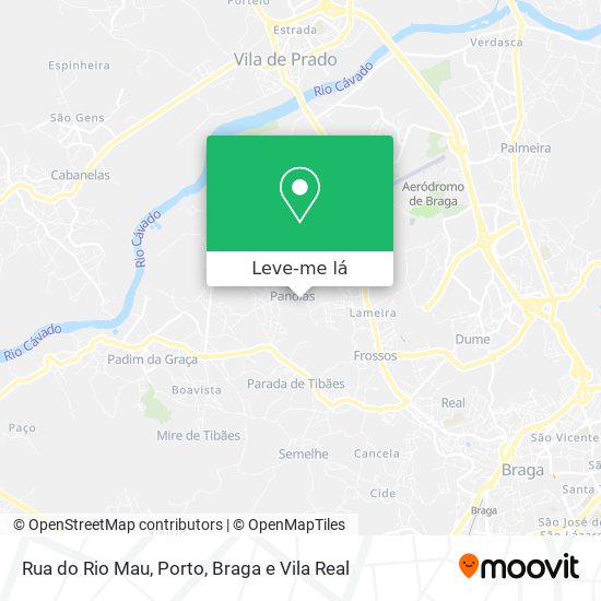 Rua do Rio Mau mapa