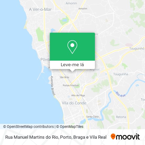 Rua Manuel Martins do Rio mapa