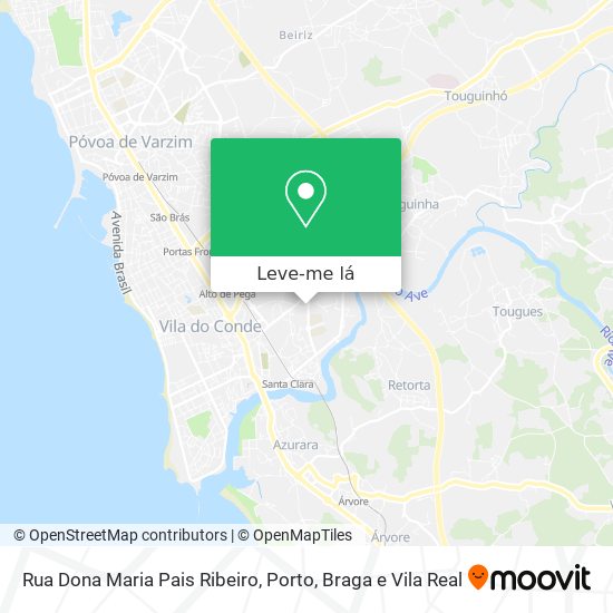 Rua Dona Maria Pais Ribeiro mapa