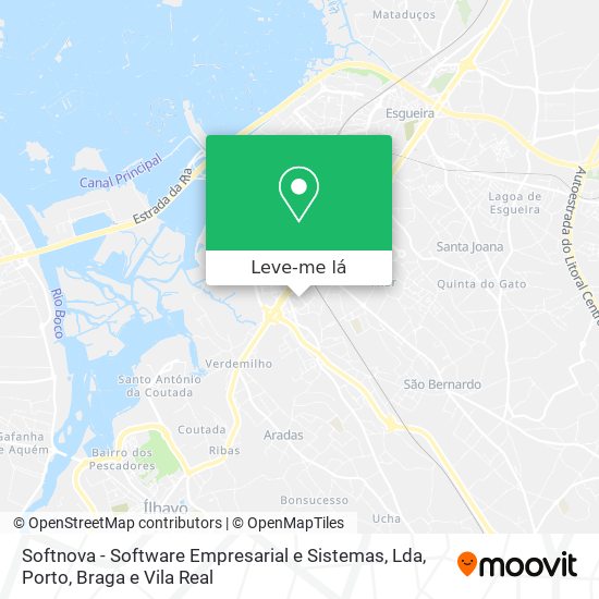 Softnova - Software Empresarial e Sistemas, Lda mapa