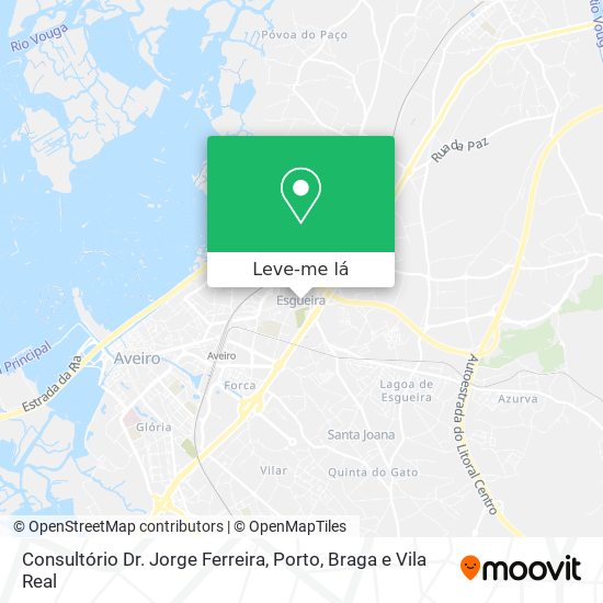 Consultório Dr. Jorge Ferreira mapa