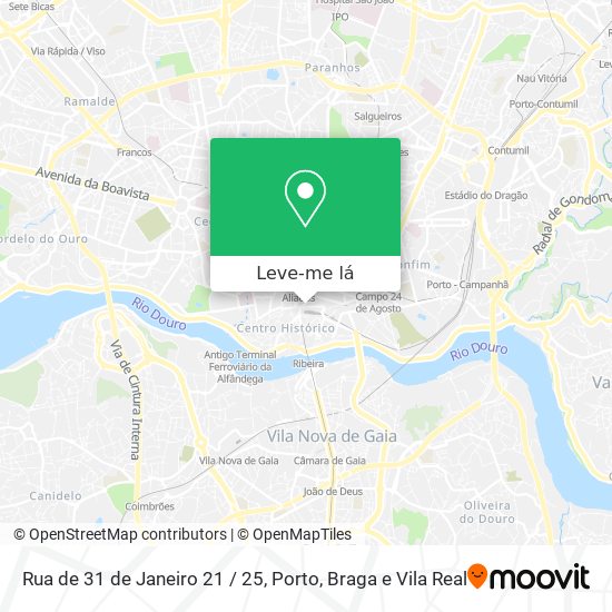 Rua de 31 de Janeiro 21 / 25 mapa