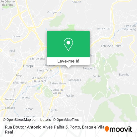 Rua Doutor António Alves Palha 5 mapa