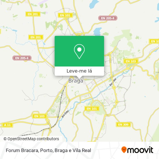 Forum Bracara mapa