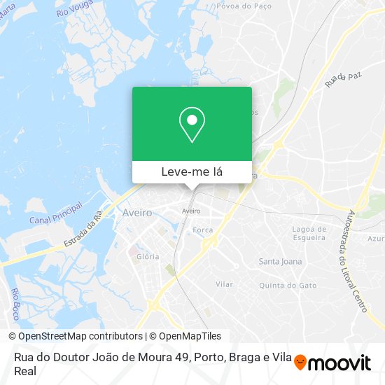 Rua do Doutor João de Moura 49 mapa