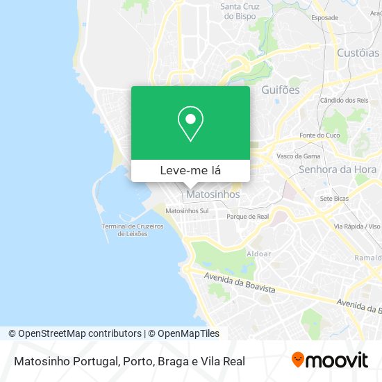 Matosinho Portugal mapa